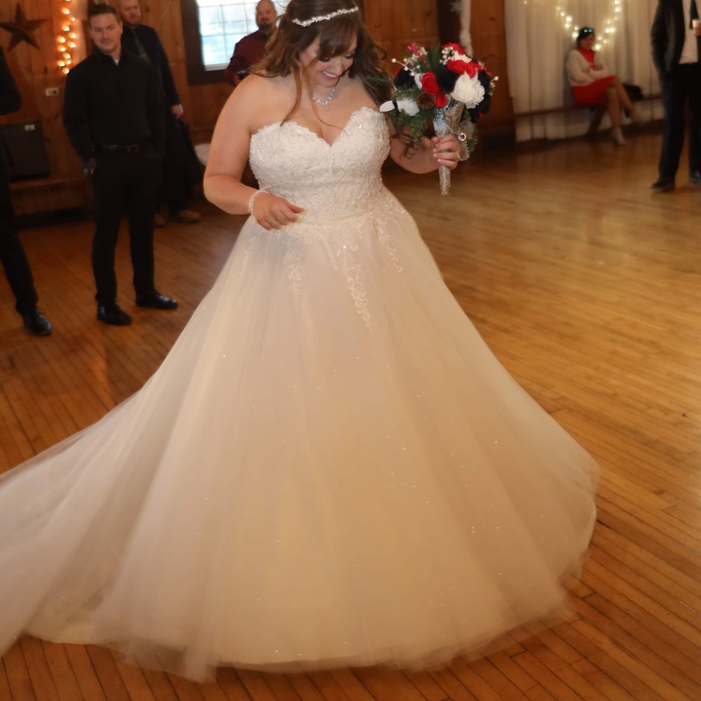 Wedding dress size 20